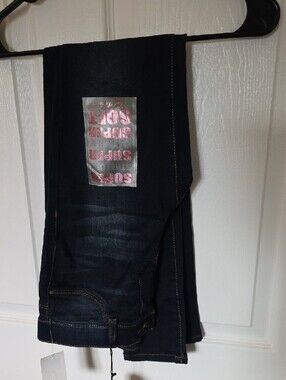 Vanilla Star Dark Wash Jeggings with Subtle Fade '  Juniors 7 ' NWT